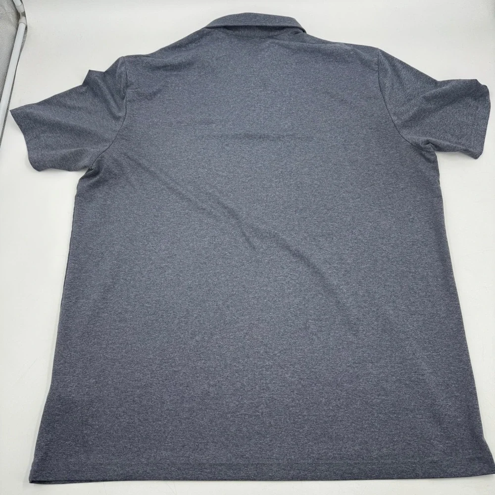 Adidas Widgi Creek Golf Polo‎ Shirt Mens Gray Short Sleeve Athletic Casual